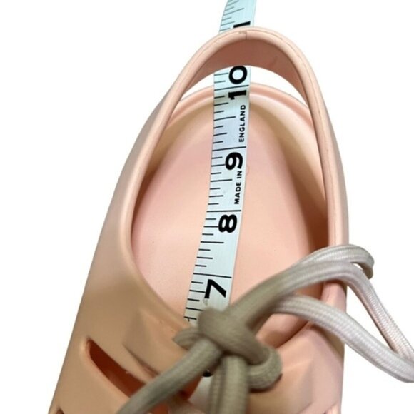 Bottega Veneta Women's Lace-Up Jelly Sandals Rubber Pink Size EU 38 - Picture 9 of 11